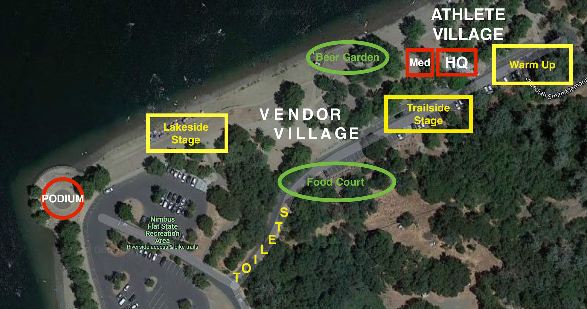 Event Map Northern California Classic