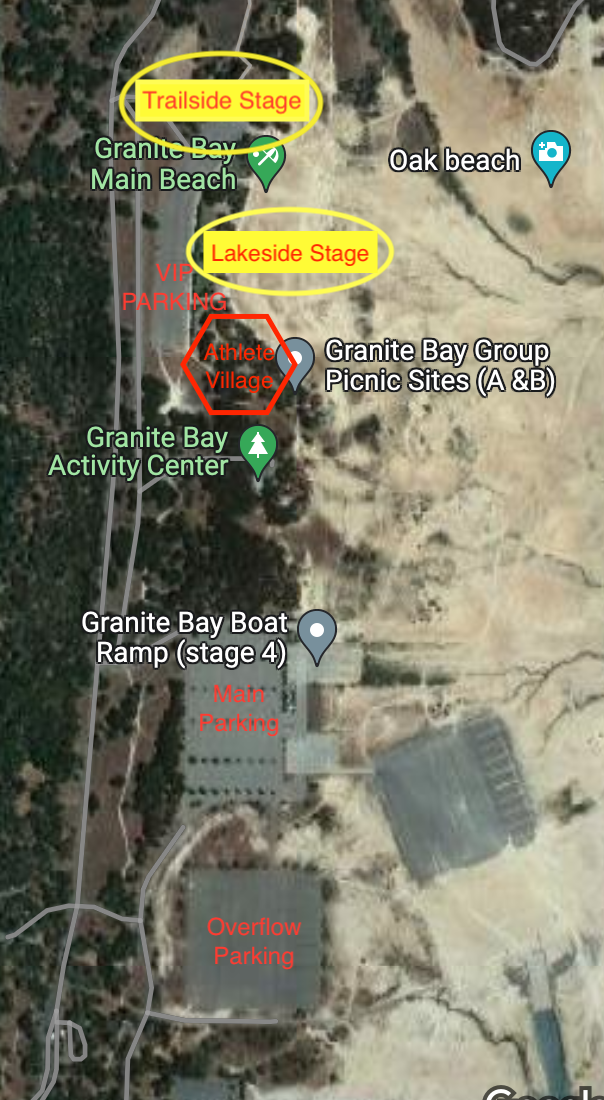 Granite Bay Northern California Event Map